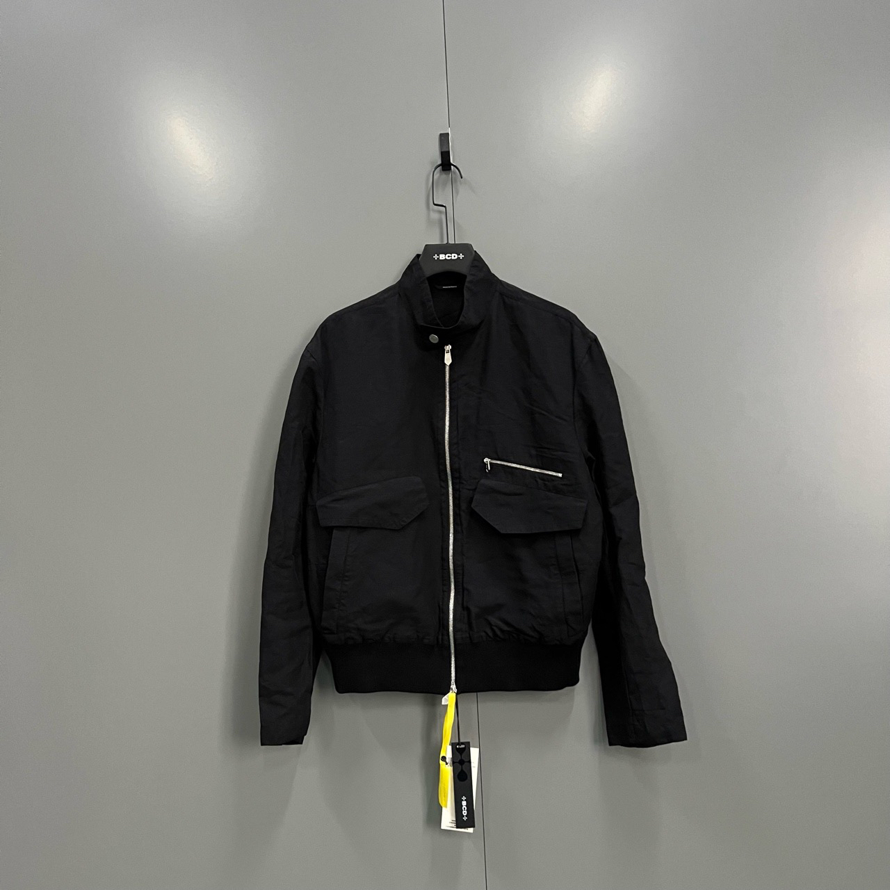 95新 Hermes/爱马仕 （bb）208 黑色口袋拉链夹克 50码/302479