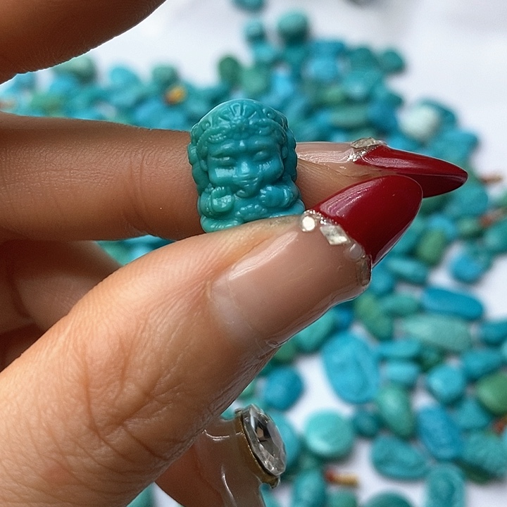 绿松石珠宝奇石未镶嵌