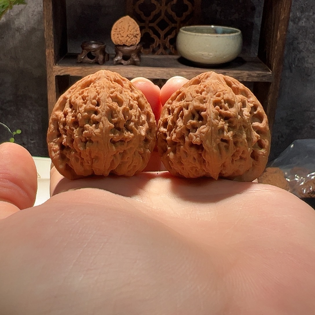 核桃手串/手链40四面正筋三角疆