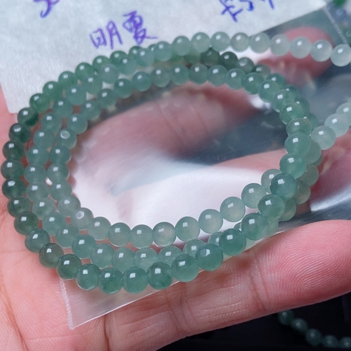 明***夏未镶嵌定制翡翠珠链