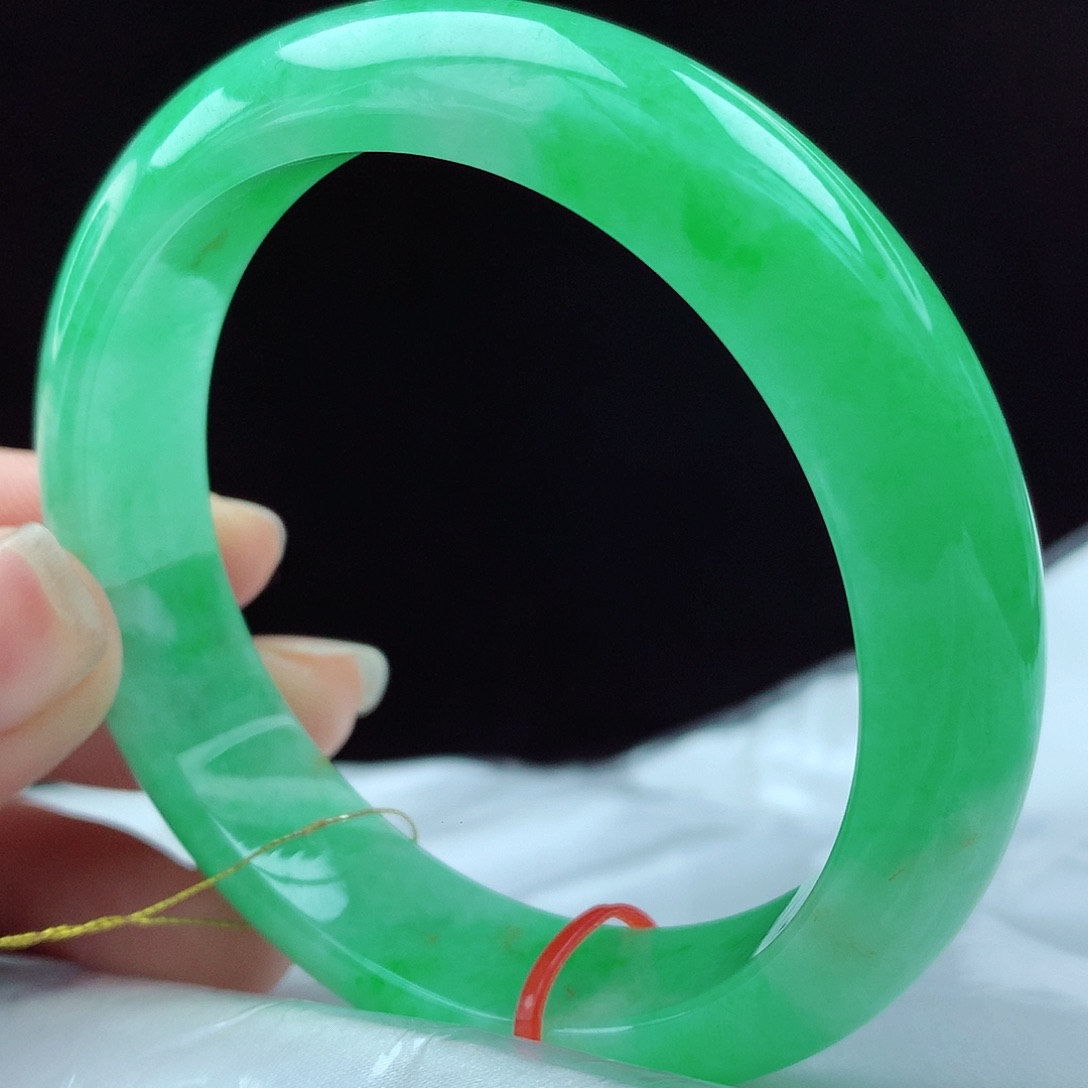 未镶嵌手镯翡翠57圈232宽版