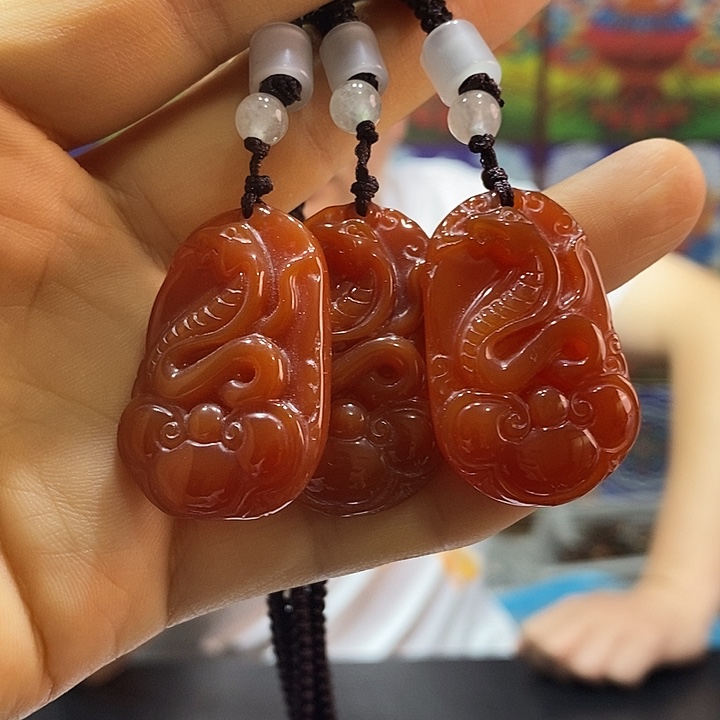 玛瑙/玉髓颈饰未镶嵌10多样性发其一