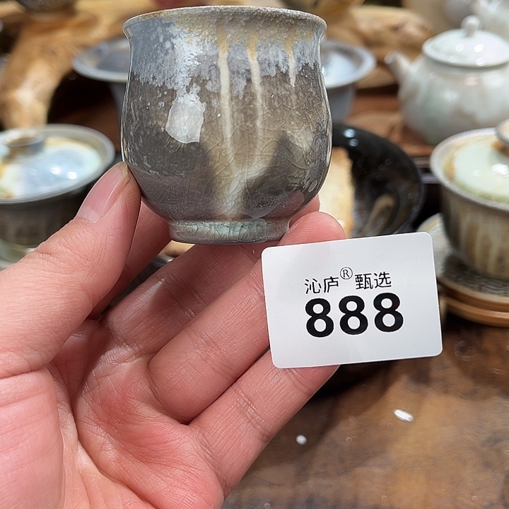 沁庐柴窑古法柴烧全手工茶具