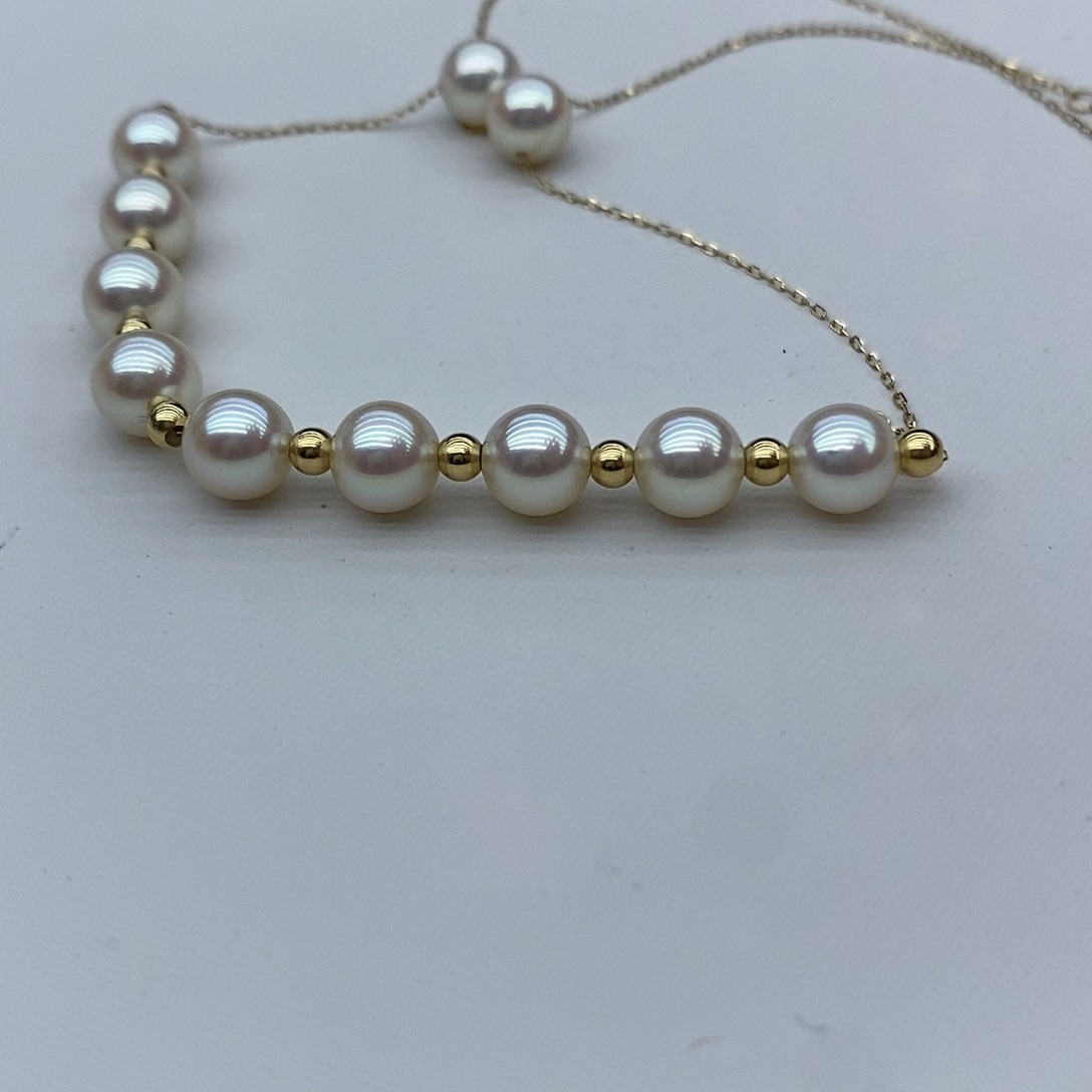 海水珍珠颈饰18K金镶嵌