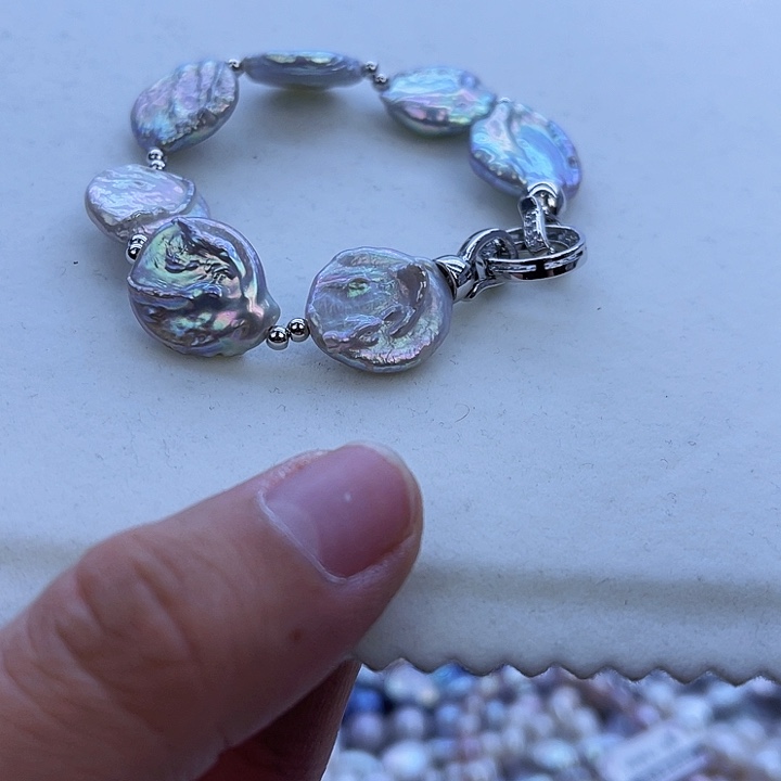 淡水珍珠项链287银S925镶嵌