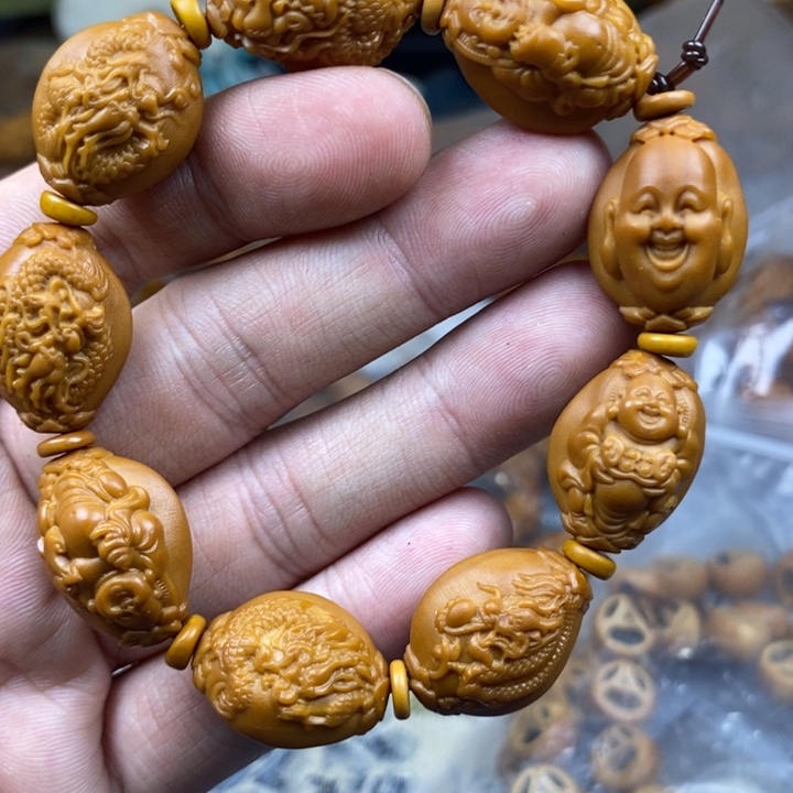 橄榄核手串/手链橄榄核雕工艺手串
