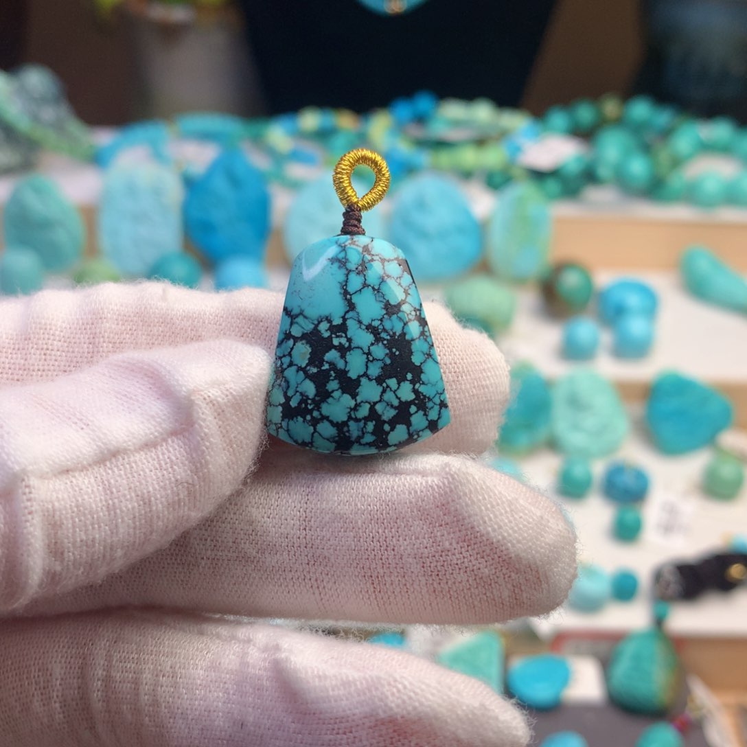 绿松石珠宝奇石未镶嵌