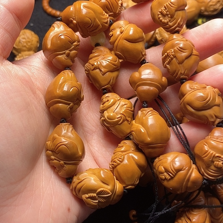 亮***了橄榄核手串/手链橄榄