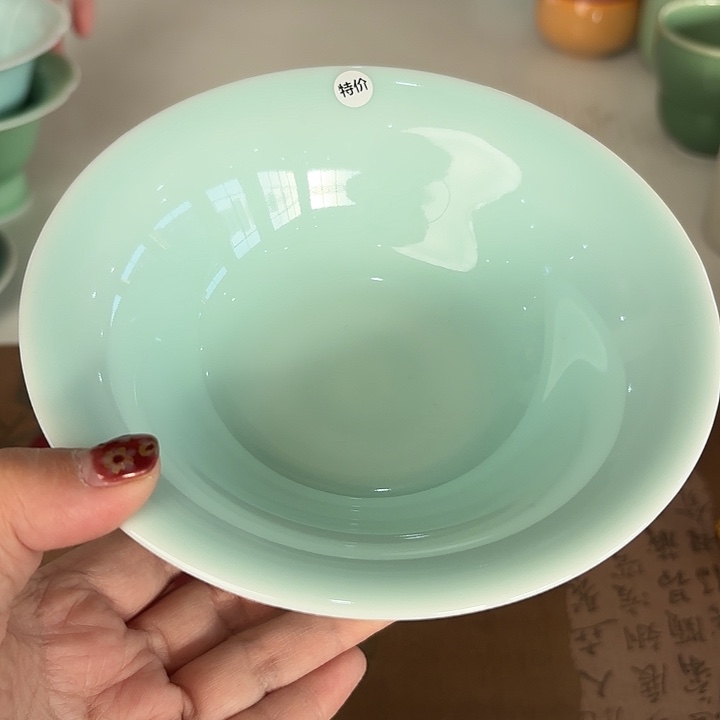 龙泉云间青瓷小米茶器