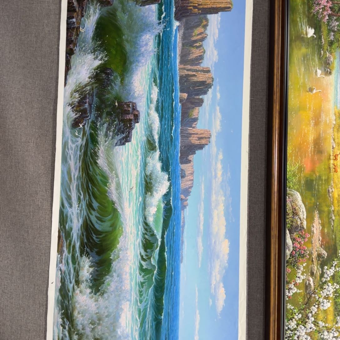 油画在干嘛啊我的天我