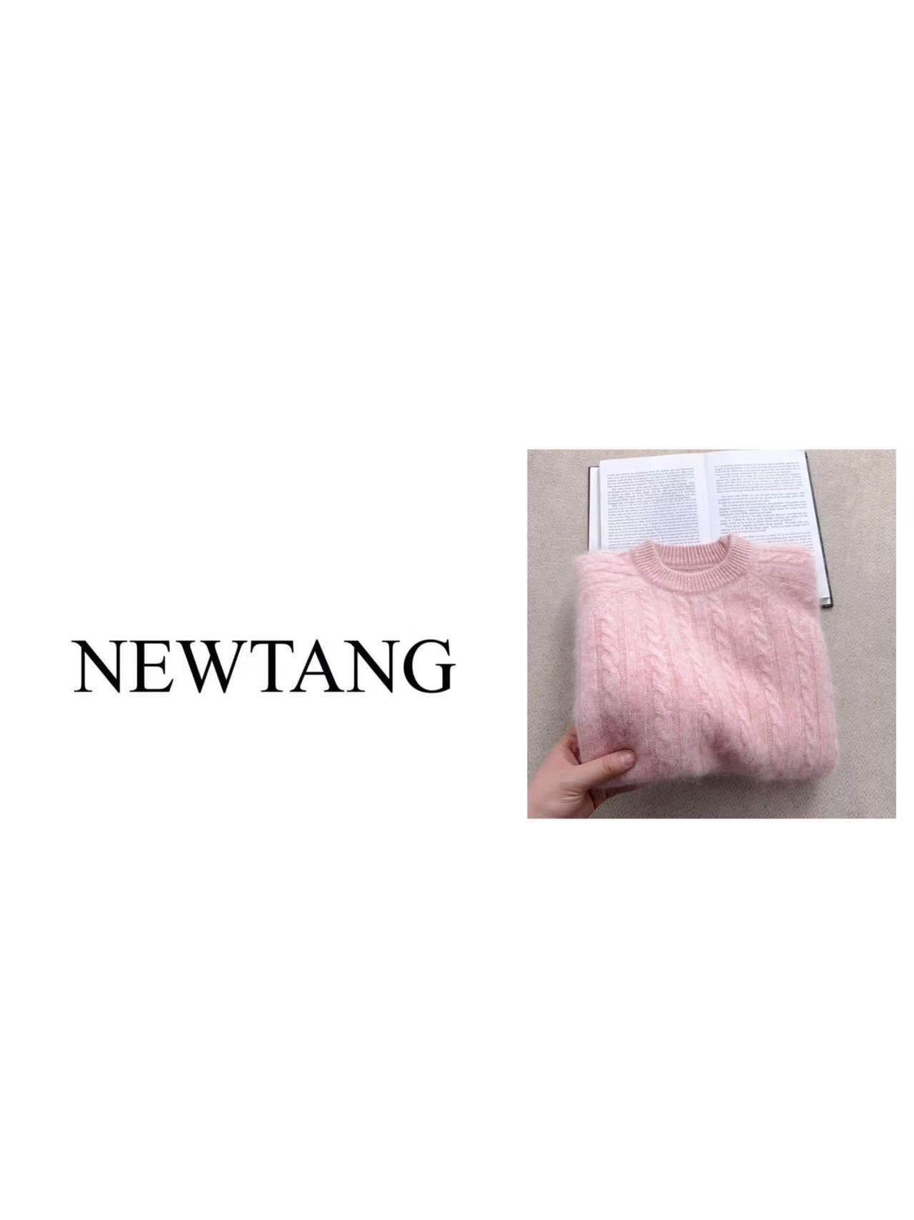 【奢华轻柔】1190 100%羊毛圆领麻花毛衣女高级感长袖软糯针织