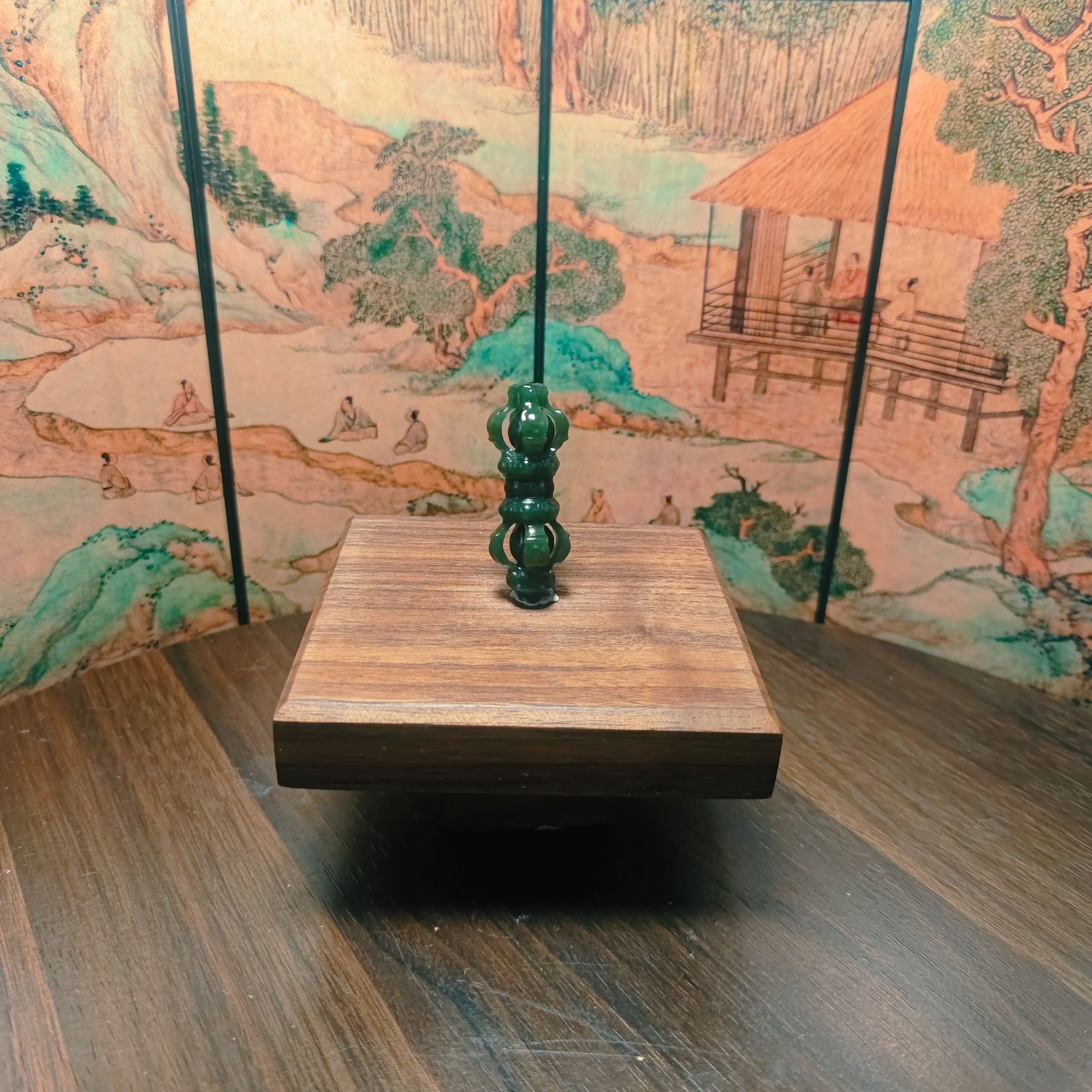 T和田玉降魔杵吊坠0797