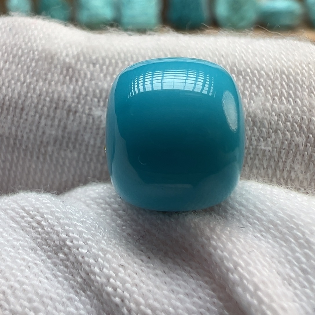 绿松石未镶嵌配饰9.8×8.5