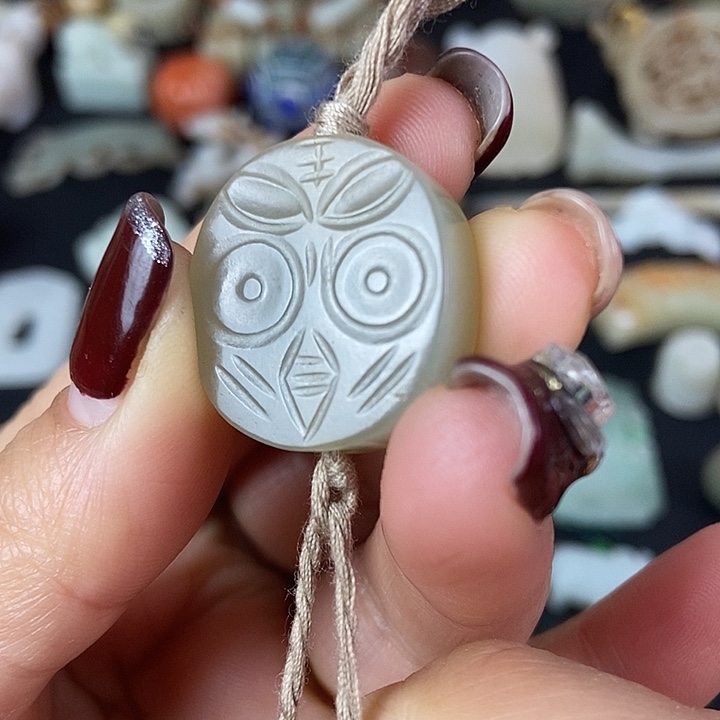 和田玉手串未镶嵌