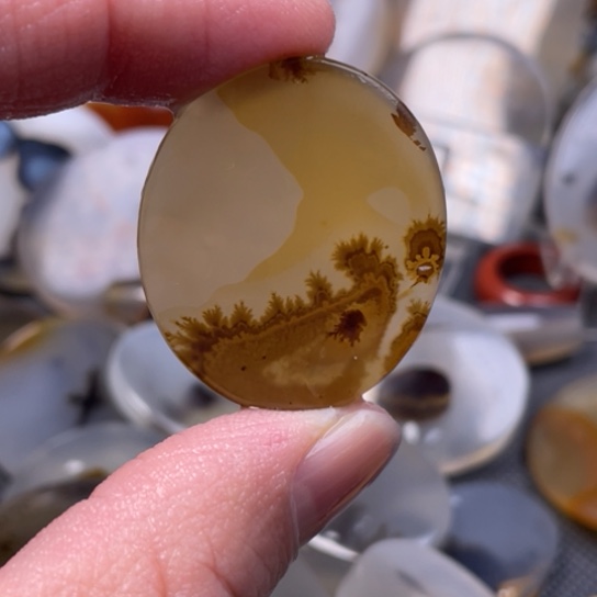 玛瑙/玉髓吊坠(不含链)未镶嵌