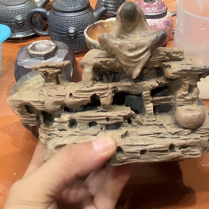 柴烧茶具陶杯子瓷