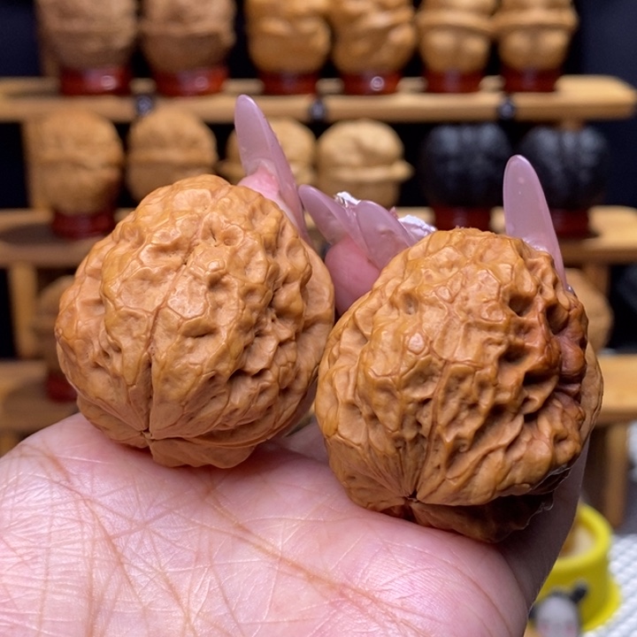 文玩核桃把件龙钾13号38尺全品