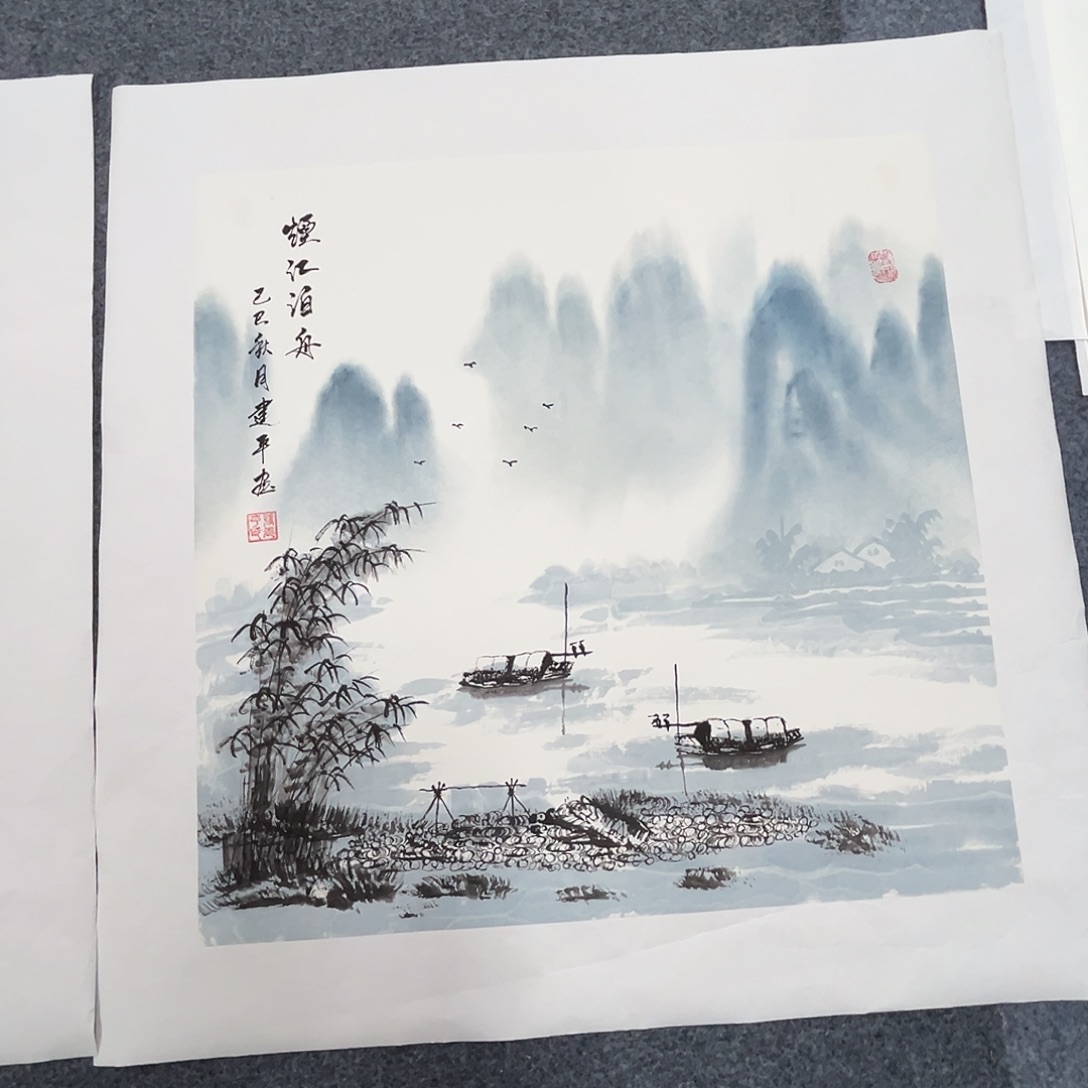 国画精品手绘作品
