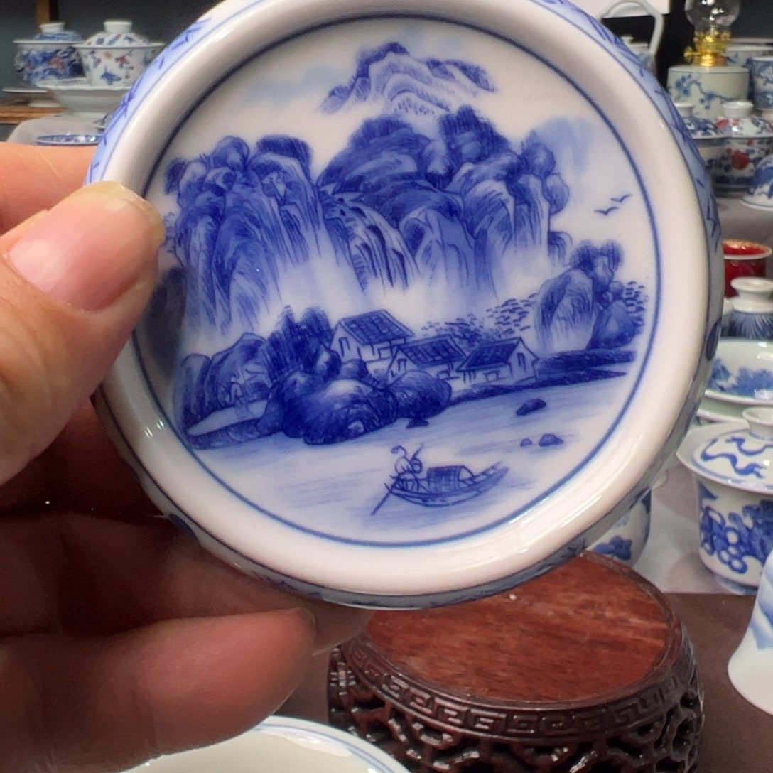 摆件景德镇青花陶瓷