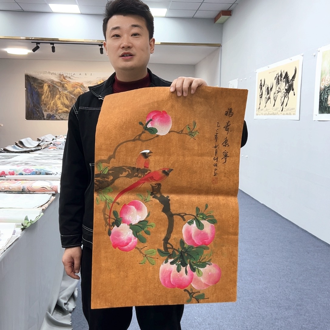 国画国画作品宣纸纯手绘