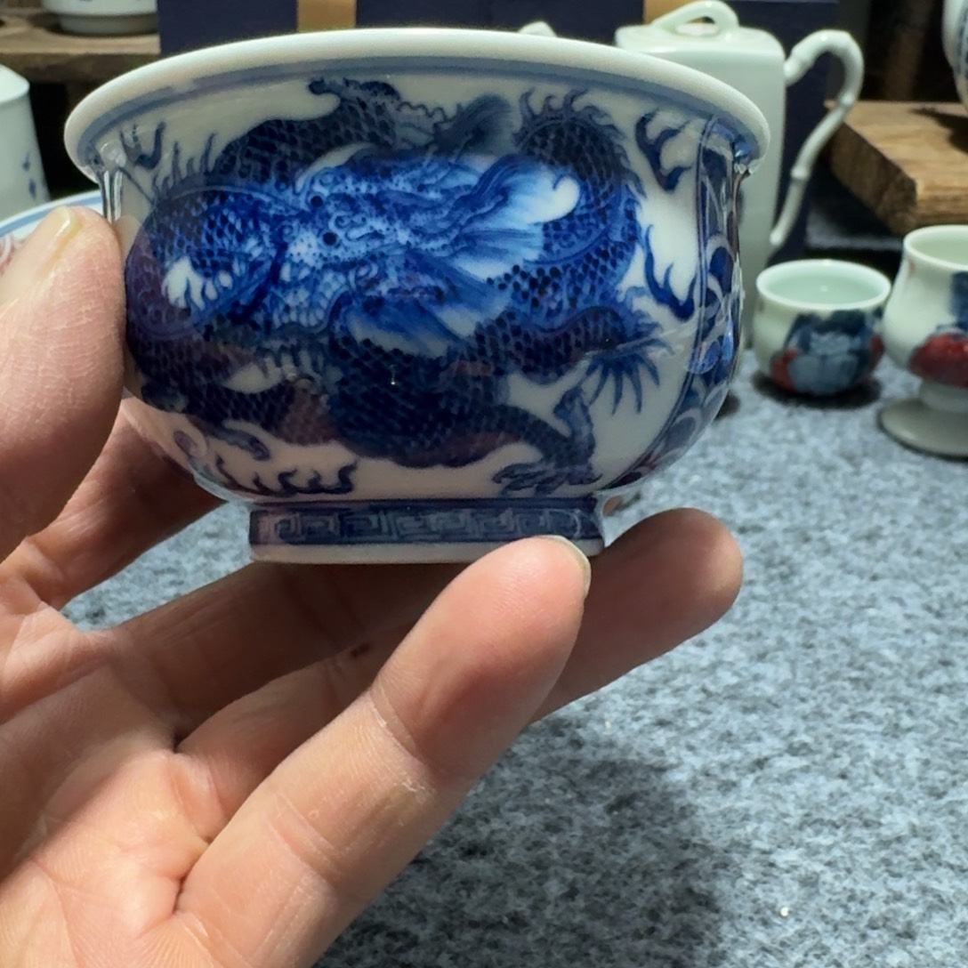现代景德镇陶瓷手绘茶具