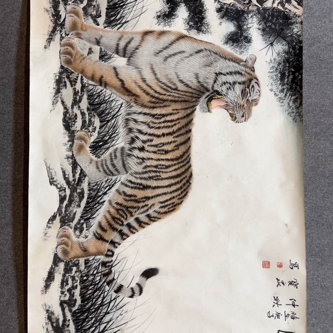 国画五半山人老师手绘作品