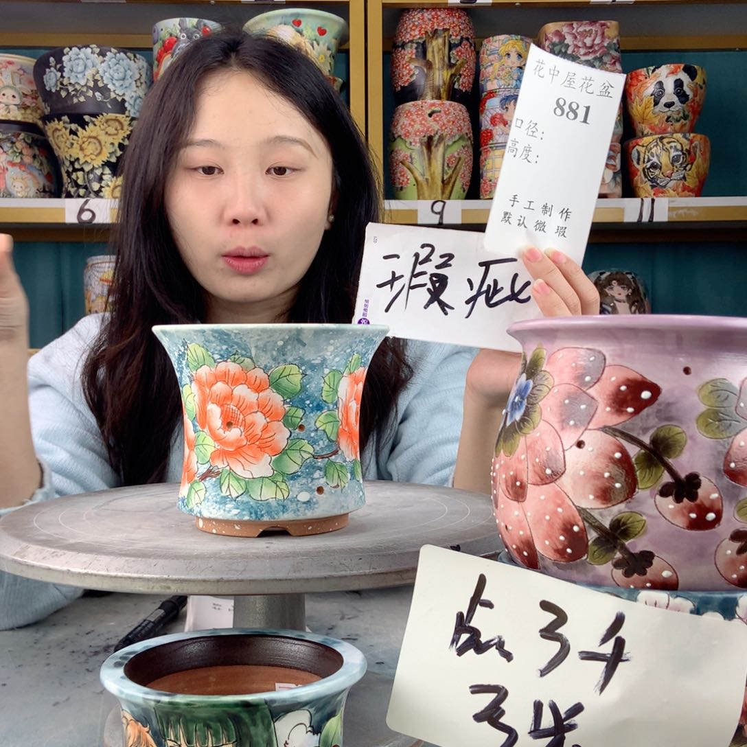 罐景德镇手工瑕疵881