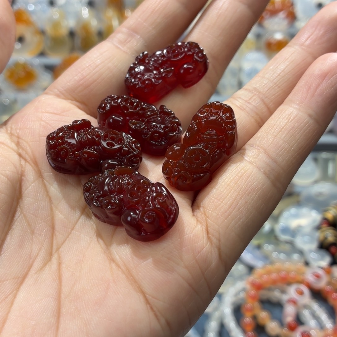 玛瑙/玉髓未镶嵌吊坠(不含链)