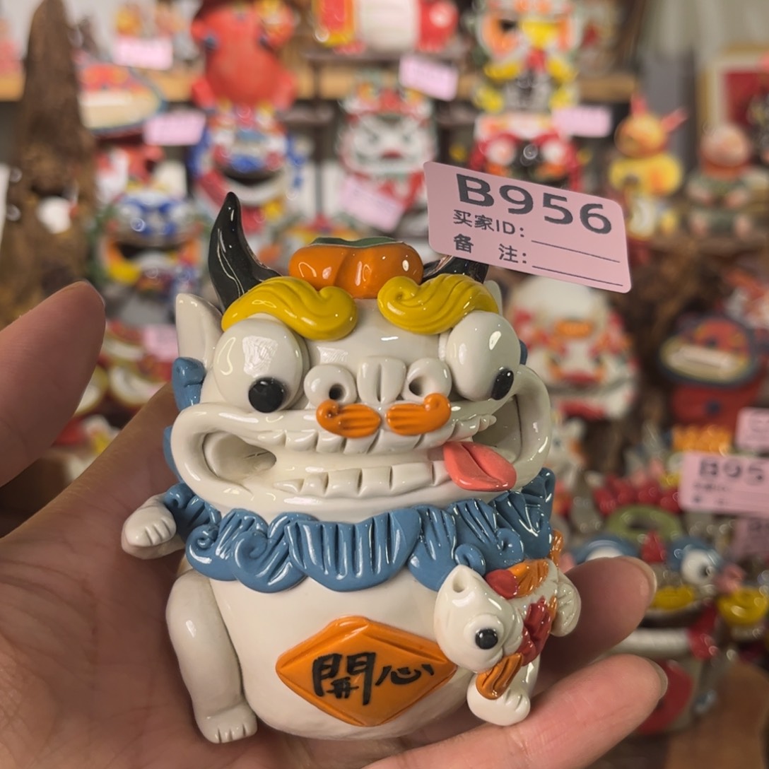 泥塑纯手工茶宠摆件