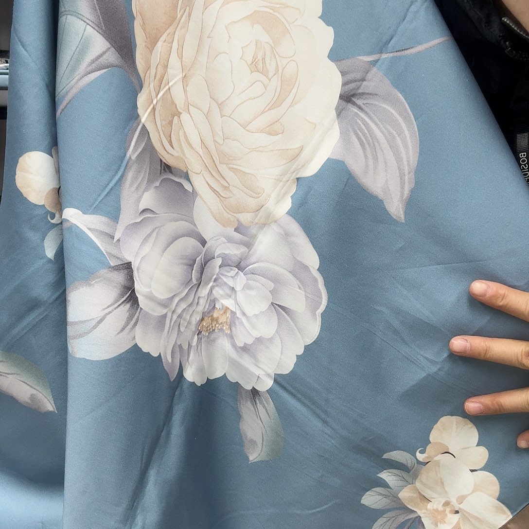 柞蚕丝貂毛羽绒标准匹马棉四件套微瑕