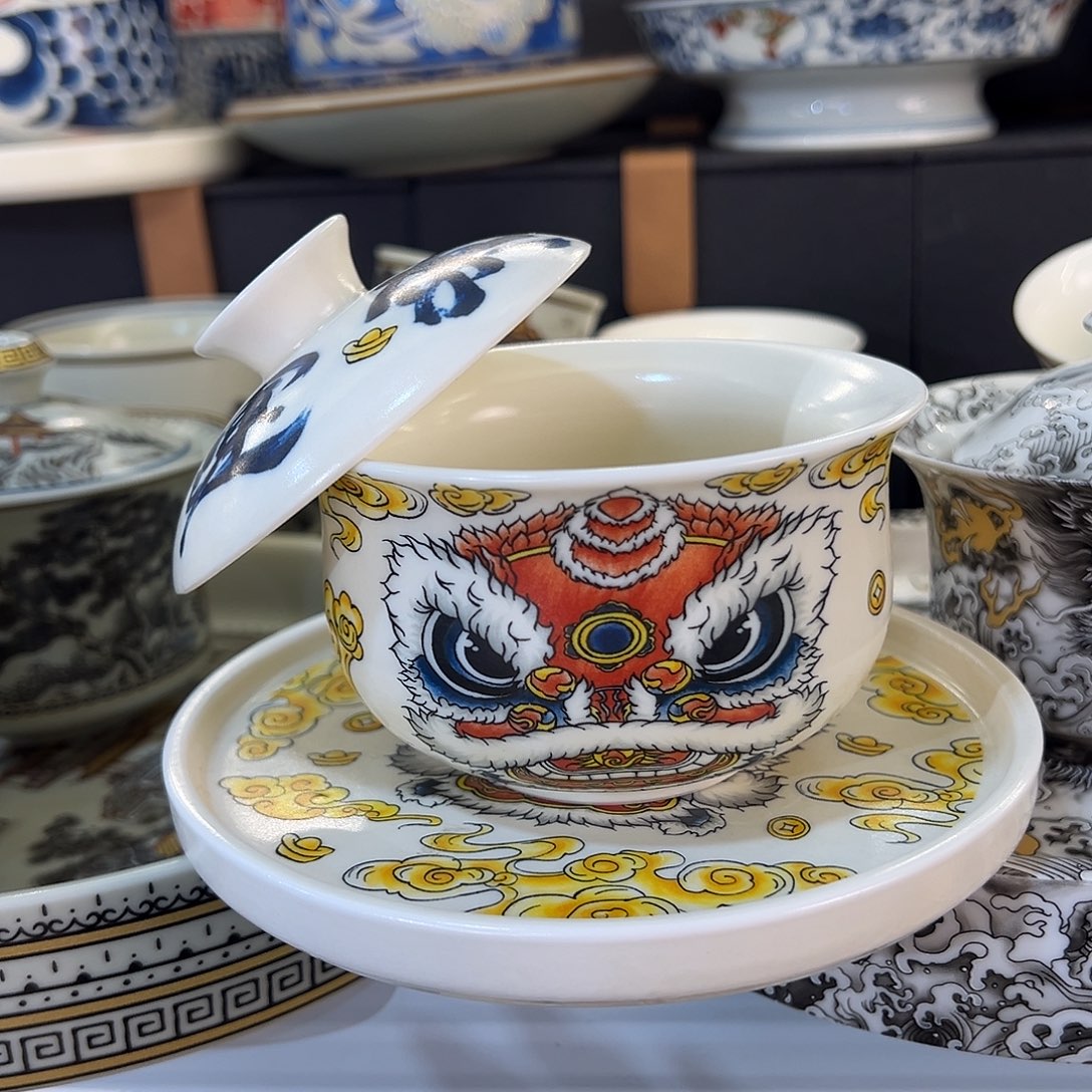 盖碗很漂亮我很喜欢