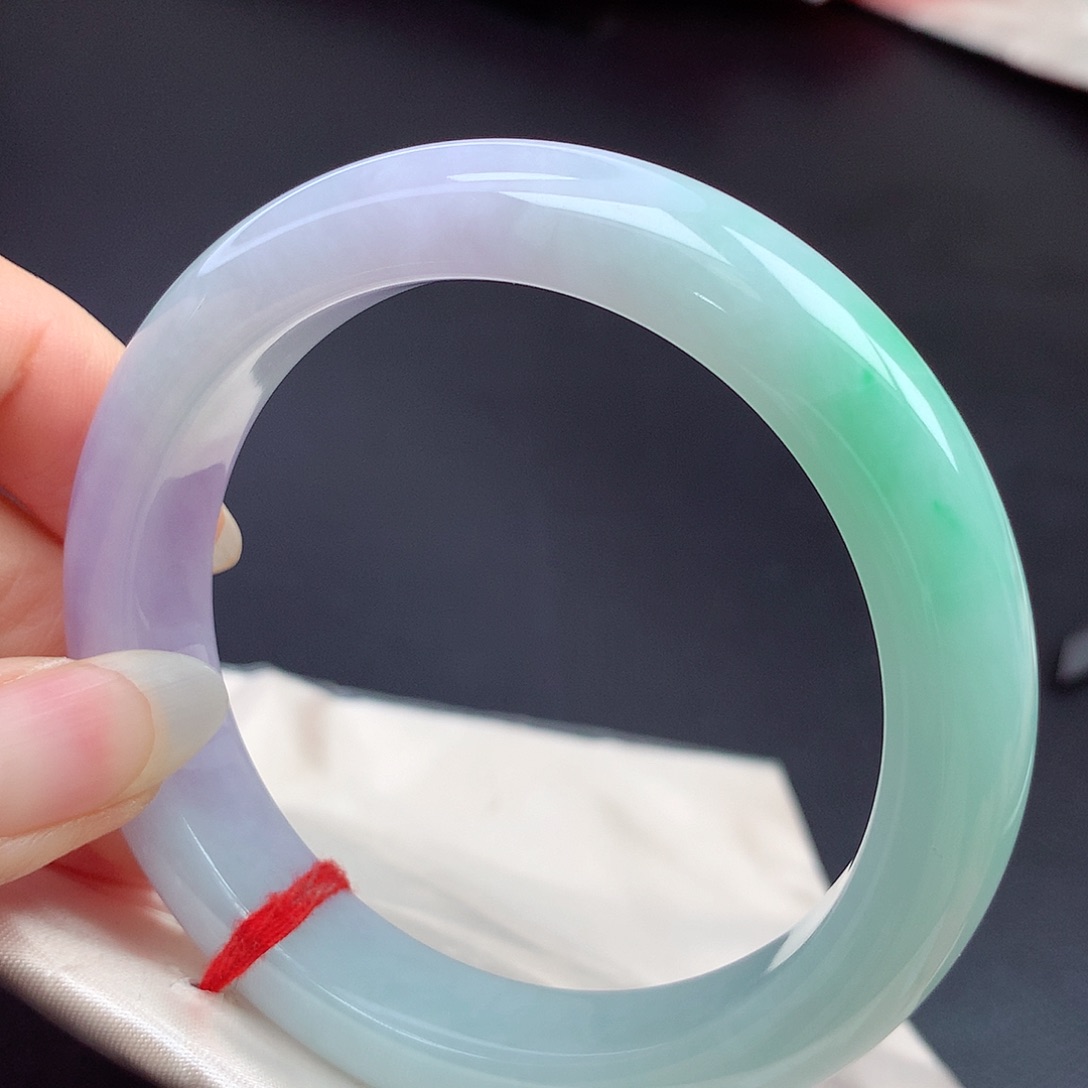 翡翠未镶嵌手镯58.2圈口