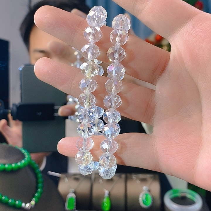 水晶手链未镶嵌白水晶