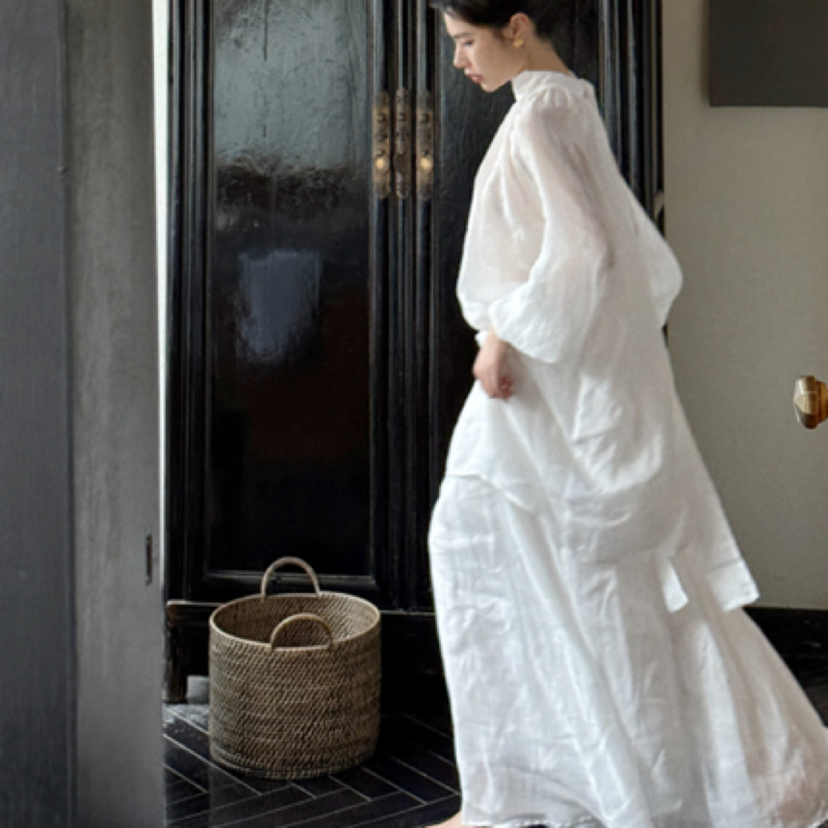 muli沐里麻麻慵懒系带套装（分开拍）