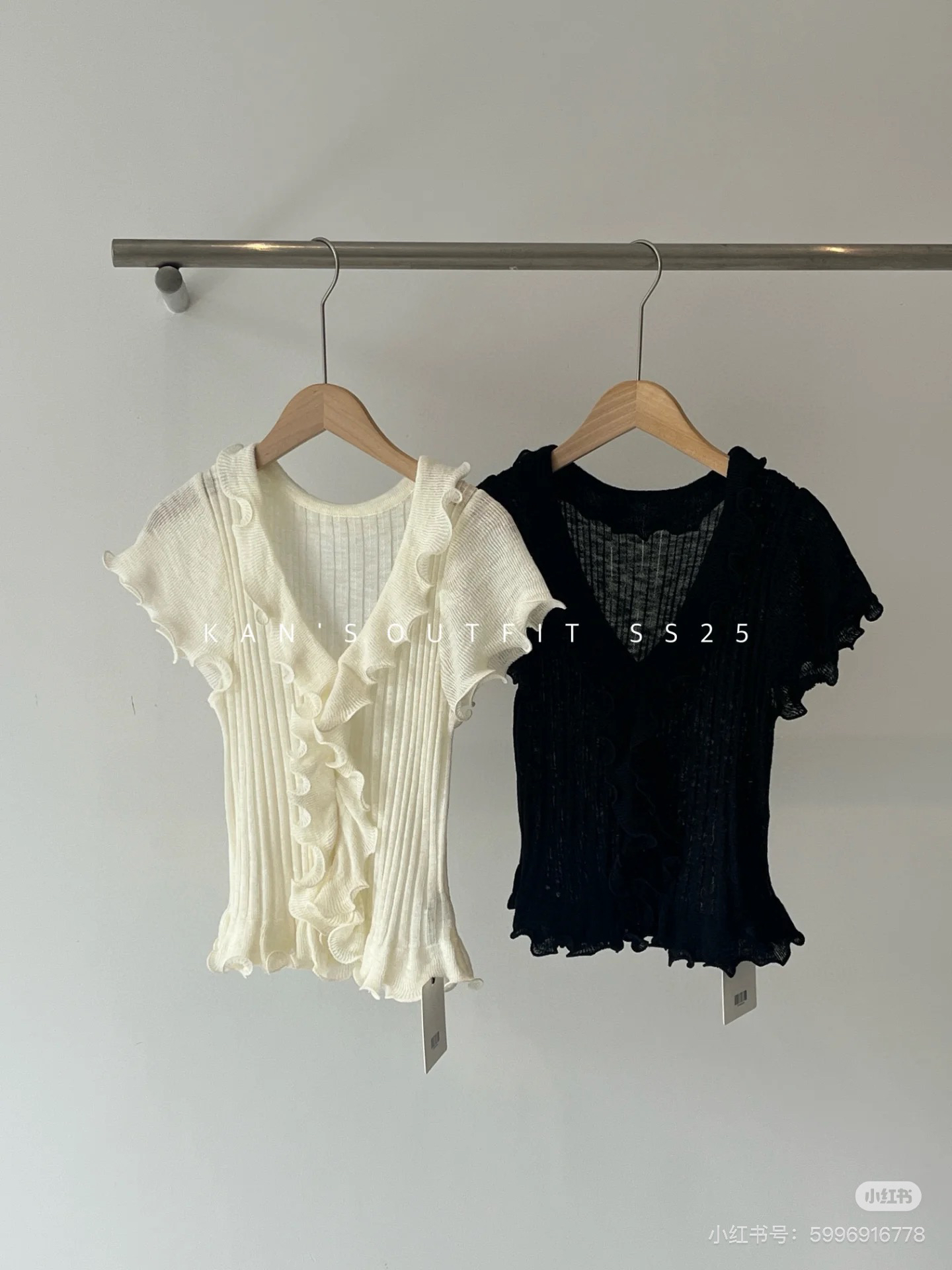 木耳针织上衣针织衫