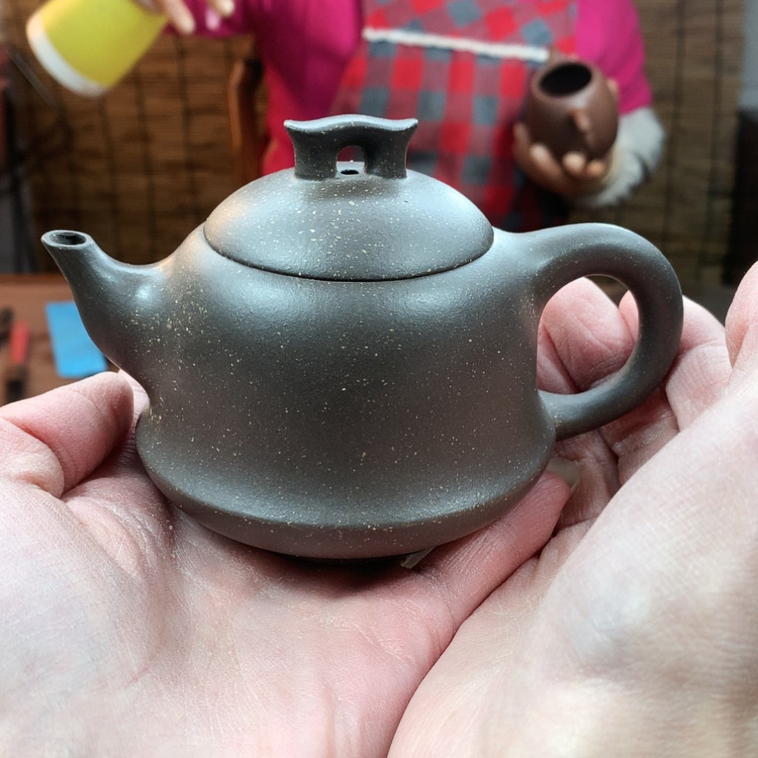 紫砂茶壶金钟 段泥 200cc