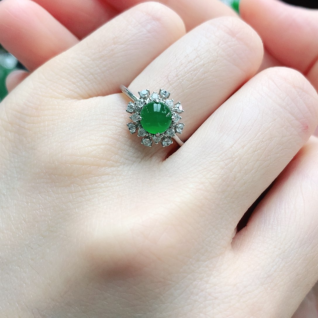 玛瑙/玉髓银S925镶嵌戒指