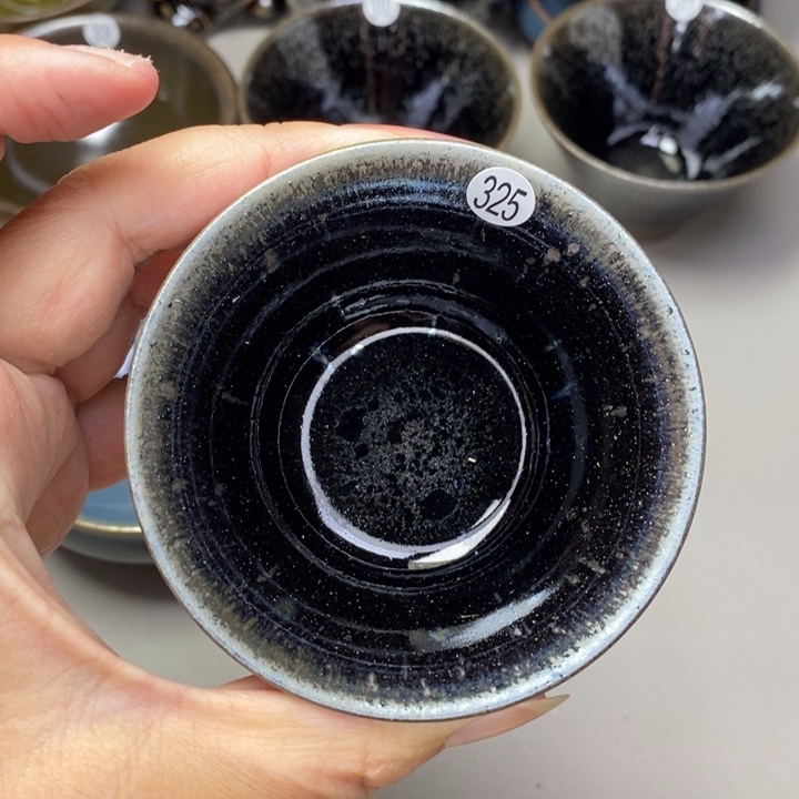 茶盏建窑建盏磨底柴烧主人杯