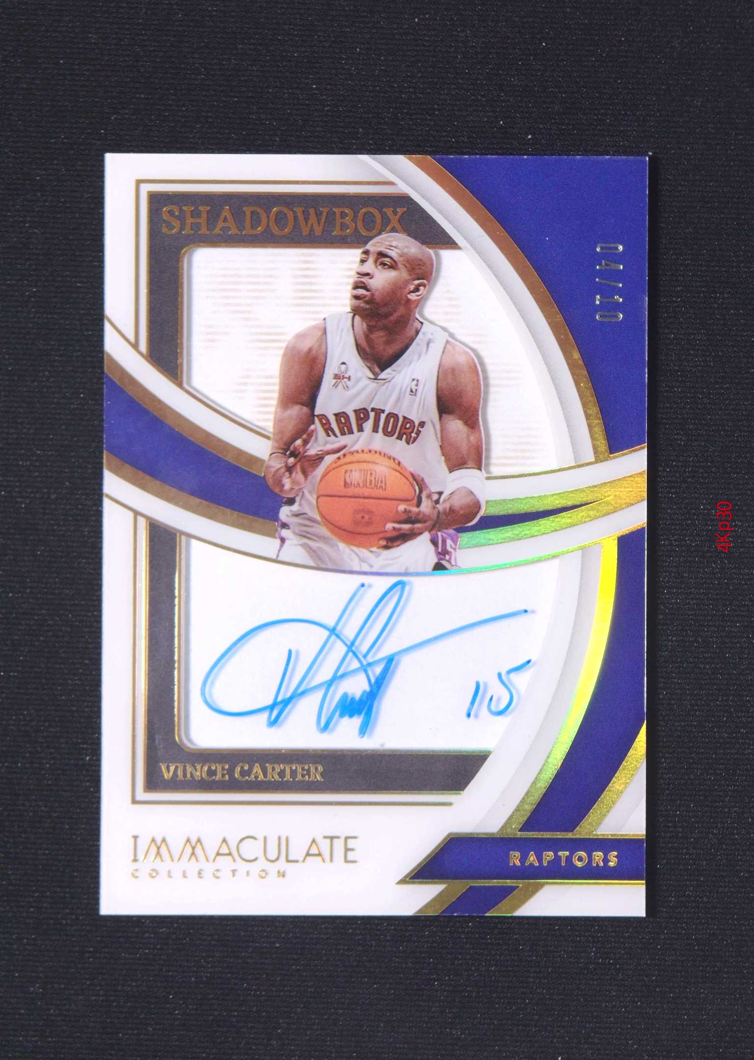 【直播开价】卡特 10编 沙盒签 帕尼尼NBA国宝手提亲笔签名球星卡 