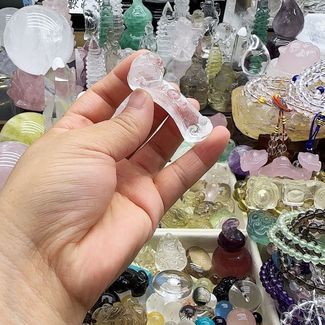未镶嵌车挂水晶摆件