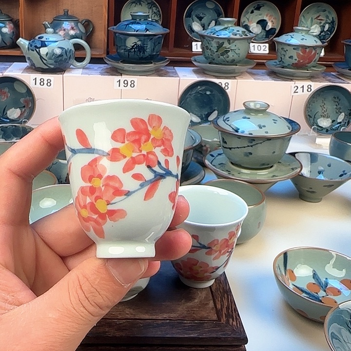 景德镇陶瓷陶瓷杯茶具