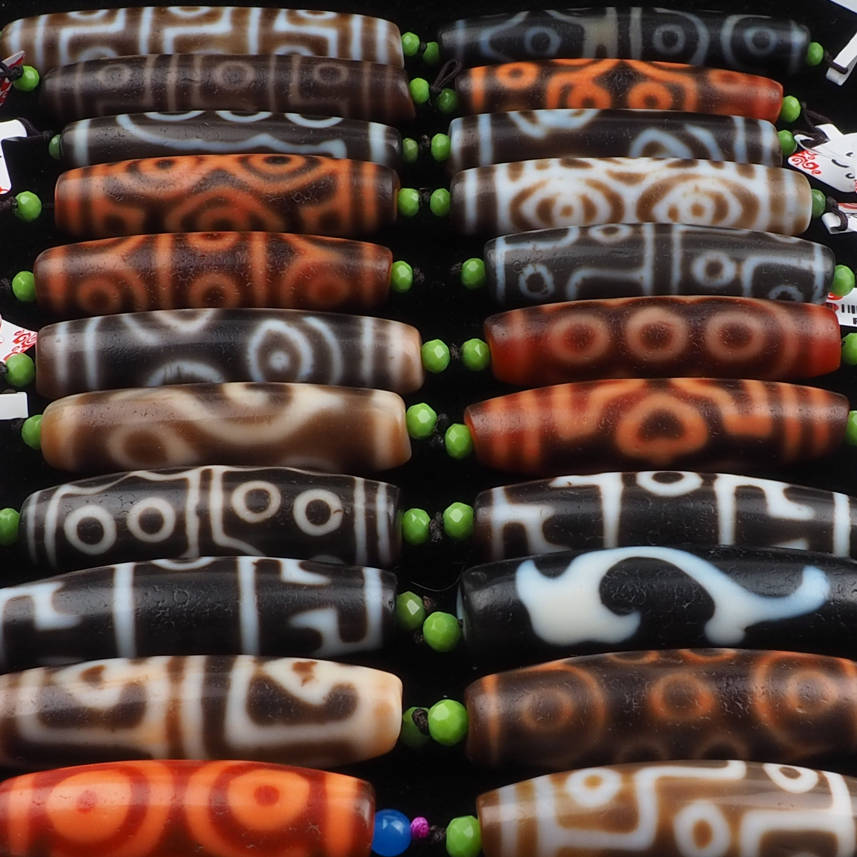 【一代老台湾小卢天珠】40号三十年一代至纯老台珠一物一图玛瑙