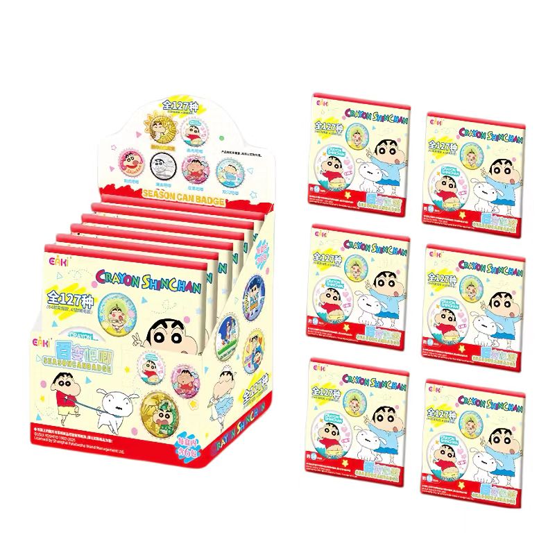 【平拆/玩法】亿奇-蜡笔小新百变-吧唧盲盒（代拆）M