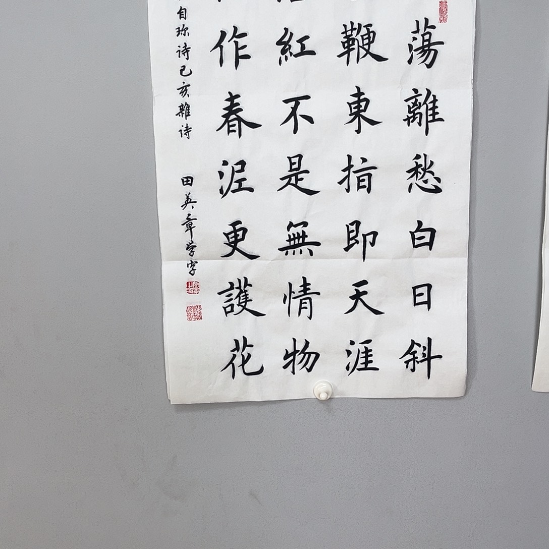 书法田老师书法作品