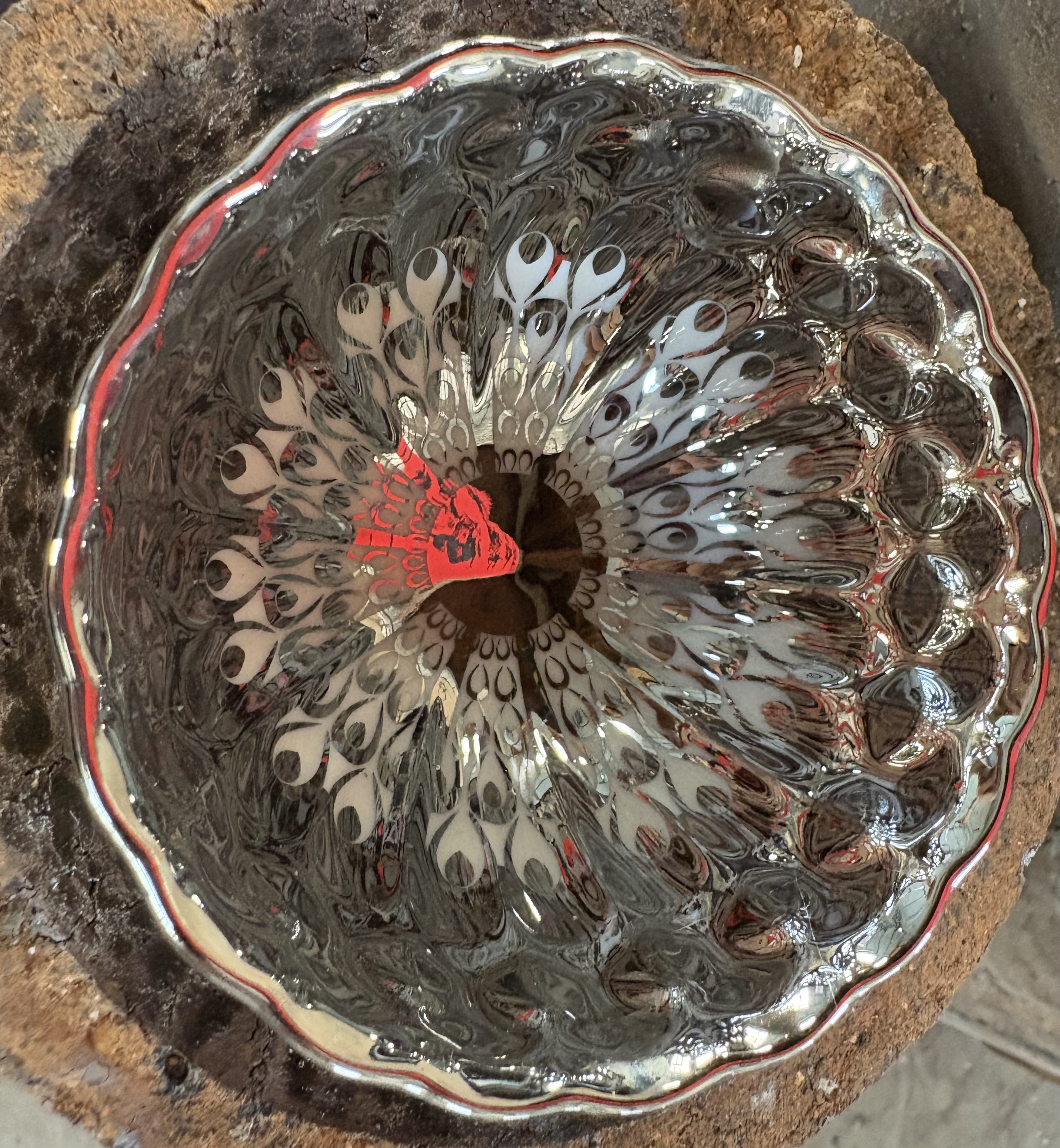 茶杯茶器银天目柴烧