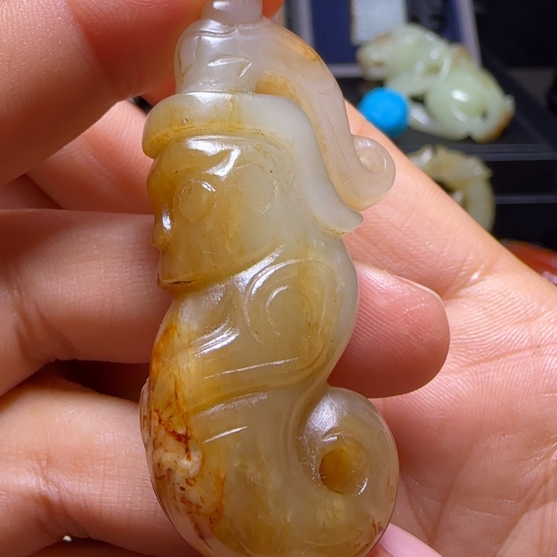 和田玉颈饰未镶嵌