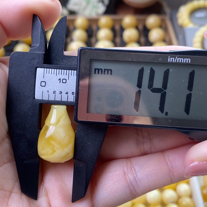 未镶嵌琥珀裸石蜜蜡三通