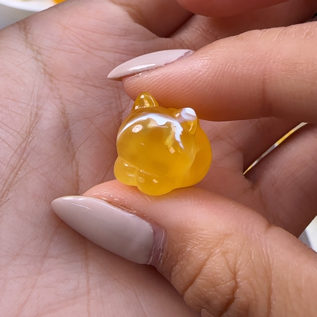 琥珀未镶嵌珠宝奇石缘****思