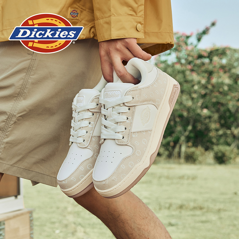 Dickies2025年新款休闲板鞋四季款透气低帮鞋子百搭时尚耐磨男鞋