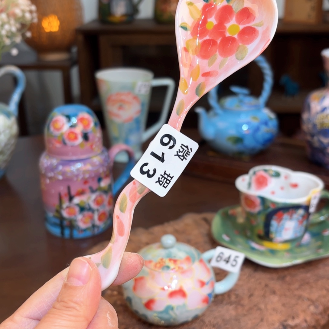 景德镇手绘高温釉下彩陶瓷茶具